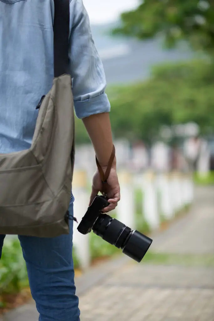 What do you use as a bike camera bag?