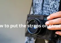 How to put the straps on camera?