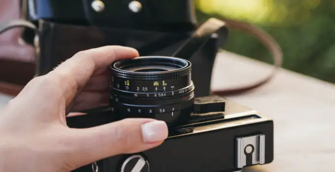 How do you deep clean a vintage camera?
