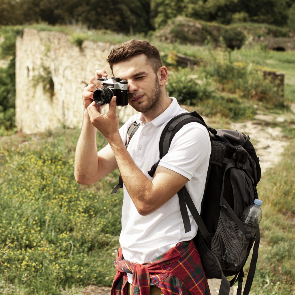 How do you carry your camera around on a multi-day backpacking hike?