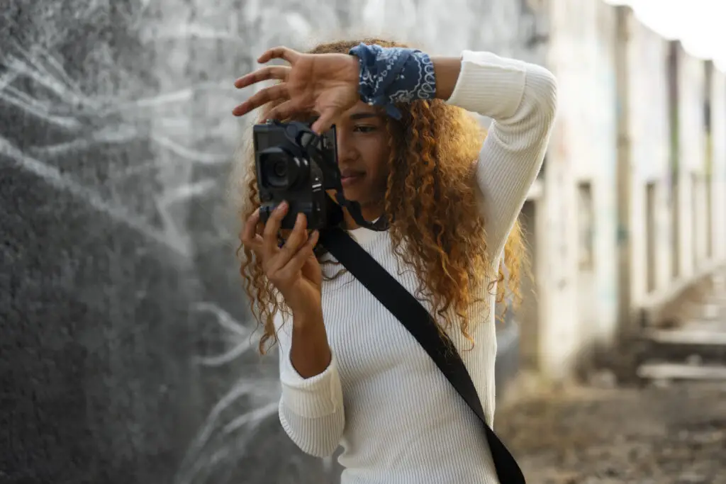 How to cover your camera with plastic bag during rain?