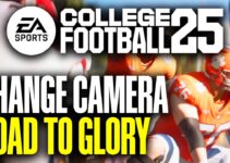 How to change camera angle ncaa 25?