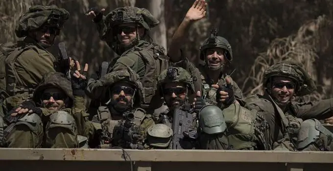 Are soldiers allowed to wave to the camera?