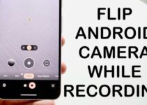 How do you flip the camera on the camera app?