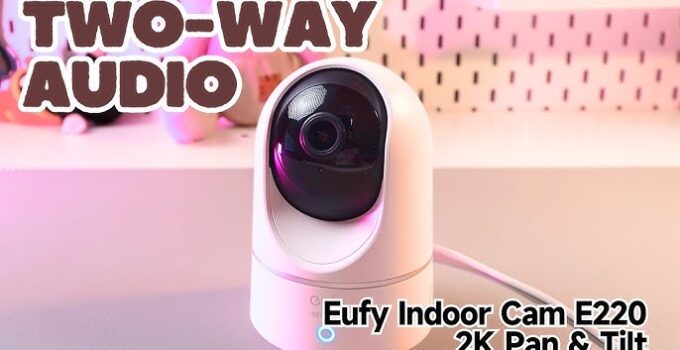 Can you speak through the euphy indoor 2k camera?