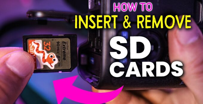 How to get the sd card out of a camera?