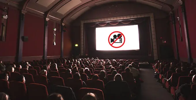 Do movie theaters have cameras?