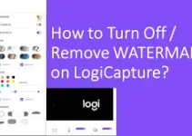 How to remove watermark from logitech camera?