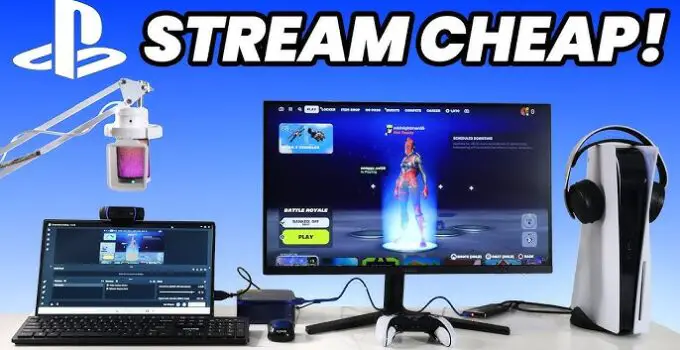 How to use your laptop camera to stream on ps5?